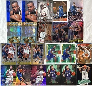 Stephon Marbury 22 Card Lot Topps Fleer Hoops Upper Deck SP Inserts Timberwolves - Picture 1 of 11