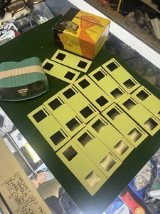 ¡¡HALLAZGO RARO!!  Visor 3D vintage Guild años 50 con 14 DIAPOSITIVAS EN COLOR DE MODELOS DESNUDOS - Imagen 1 de 8