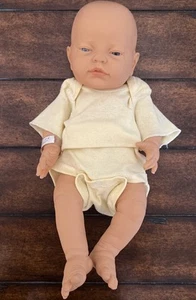 Berenguer New Born realistisches Baby von JC Toys 16" Vinyl blaue Augen, Windel etc. - Bild 1 von 19