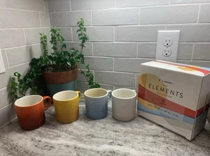 NEU IM KARTON Le Creuset ELEMENTS Kollektion 12 Unzen Tassen 4er Set * NICHT MEHR ERHÄLTLICH * - Bild 1 von 13
