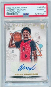 Topps Inception Ote 2022 overtime Elite autos Ausar Thompson 076/199 PSA 10 - Imagen 1 de 2
