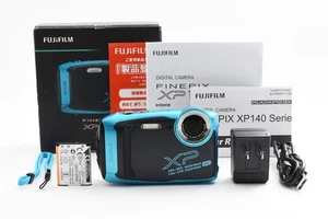 Fujifilm FINEPIX XP140 Water Resistant Sky Blue FX-XP140DS Digital Camera - Picture 1 of 22