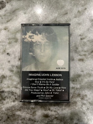 John Lennon “Imagine” Vintage Cassette Tape 1971. Apple Records NYC. Excellent. - Image 1 of 3