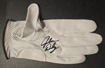 Guante de golf firmado por John Daly autografiado logotipo de León PGA 2X GANADOR PRINCIPAL CERTIFICADO DE AUTENTICIDAD JSA Foto 1 de 4