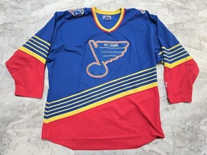 Vintage 1990s St. Louis Blues Starter Hockey Jersey Men's Sz XL NHL Blue  - Picture 1 of 14