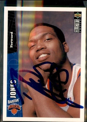 1996 Upper Deck Collector's Choice #293 Dontae' Jones Auto/ Signed in Person - Image 1 of 2