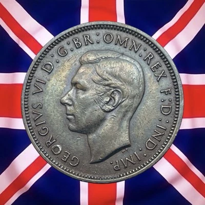 Medio centavo Gran Bretaña 1938 - Jorge VI - buen tono - envío combinado Foto 1 de 2