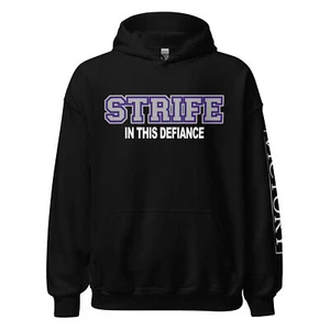 Sudadera con capucha STRIFE Hardcore en este desafío estampado frontal/trasero LAHC - Imagen 1 de 10