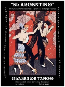 2322 The Argentinean tango and dance classes vintage Poster.Decorative Art. - Picture 1 of 1
