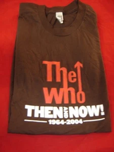 THE WHO ~ ENTONCES Y AHORA 1964-2004 CAMISETA PROMOCIONAL EE. UU. XL NUEVA SIN ETIQUETAS - Imagen 1 de 2