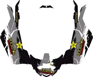 2016+ Can Am Maverick X3 Rock Decal Graphic Kit Wraps deco sticker - Picture 1 of 4