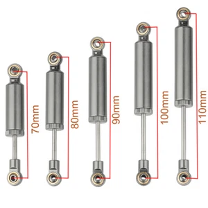 4PCS 70 80 90 100 110mm Shock Absorber for 1/10 Axial SCX10 II TRX4 MST Redcat - Picture 1 of 15