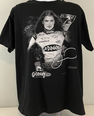 Danica Patrick #7 Go Daddy Nascar Racing Size L Shirt Cover