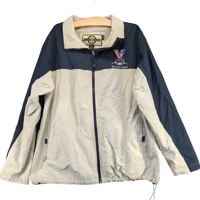 North End All Climate Wear Women's Jacket Cream Blue XL Vintage 2005 Osprey Logo - Image 1 of 4