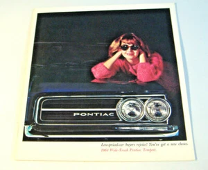 1964 WIDE-TRACK PONTIAC TEMPEST~ AUTOMOBILE  BROCHURE  - Picture 1 of 9