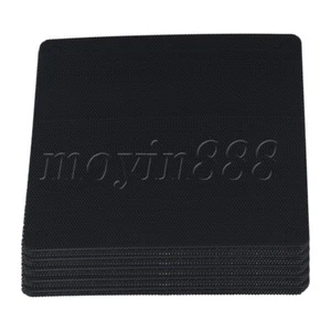 50 x Cuttable Black PVC PC Fan Dust Filter Dustproof Case Computer Mesh 120mm - Photo 1/6