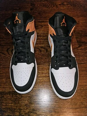 Air Jordan 1 MID Black Starfish-White - Image 1 of 4