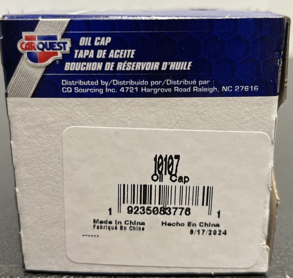 ¡¡NUEVO EN CAJA!! Tapa de llenado de aceite CARQUEST 10107 Foto 1 de 1