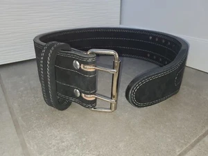 Inzer Double-Prong Powerlifting Belt 13MM (2P-13 | Small | Black) 42" Length - Picture 1 of 6