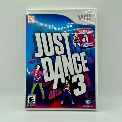 Just Dance 3 Video Game w/ Manual (Nintendo Wii, 2011) - Image 1 of 2