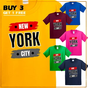 New York City Classic Kids Short Sleeve T Shirt American Graphic USA Gift Tee - Picture 1 of 14