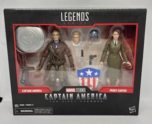 Marvel Legends MCU 80 Años Capitán América Peggy Carter Paquete de 2 2018 ¡Nuevo! - Imagen 1 de 2