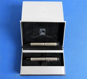 Staatsgeschenk Israel Jerusalem-Stift Set versilbertes Zinn-Finish Schreibset - Bild 1 von 12