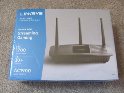 Brand New Linksys Max-Stream EA7450 AC1900 Dual-Band Wi-Fi 5 Router - Black - Image 1 of 4
