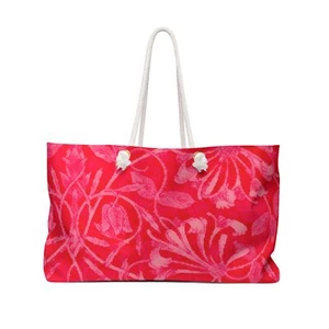 Red Honey Suckle Weekender Tote Bag - Picture 1 of 5