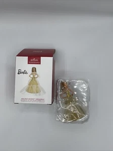 2023 Hallmark HOLIDAY BARBIE Keepsake Christmas Ornament New In Box - Picture 1 of 2