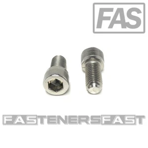 (25) 1/4-28 x 1/2 Stainless Steel Socket Head Cap Screw Allen Drive FINE THREAD - Picture 1 of 5