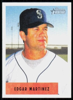 2002 Bowman Heritage Edgar Martinez #19 - Image 1 of 2
