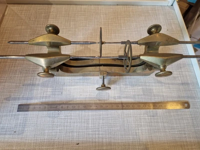 ENORME compas aux engrenages de pendulerie Horloger Clockmakers depthing tool - Photo 1/4