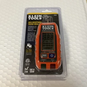 Klein Tools RT250 GFCI Receptacle Tester with LCD Screen - Picture 1 of 3