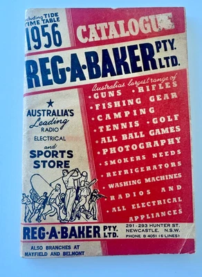 REG A. BAKER 1956 Sports Store Catalogue - image 1 of 4