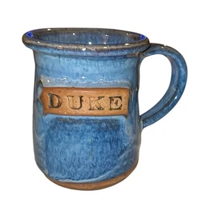 Hand Thrown Pottery Mug Duke University - Picture 1 of 14