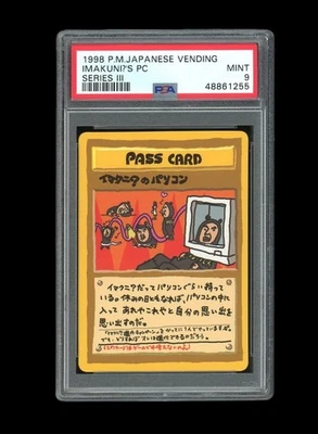 Pokemon PSA 9 MINT Imakuni's PC 1998 Vending Series 3 Japanese Promo Card - Image 1 of 2