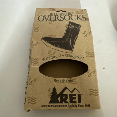 REI Vintage Gore-Tex over socks Size 5 Women’s 6 black Water Proof - Image 1 of 4