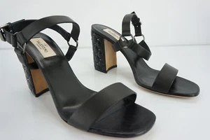 Valentino Rock Stud Spike Sandals Ankle Strap Size 40.5 EU 10 US NIB Italy - Picture 1 of 8