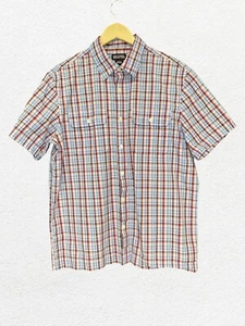 Michael Kors Men’s Short Sleeve Button Up Shirt Chest Pocket Casual Size L - Picture 1 of 5