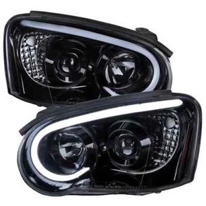 Se adapta a 04-05 Subaru Impreza WRX STI Outback Proyector Faros con Barra LED Ahumada - Imagen 1 de 5