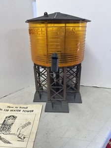 VINTAGE Lionel Postwar #138 Water Tank W/instructions - Picture 1 of 12