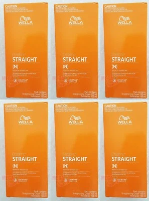 6 x WELLA WELLASTRATE Permanent Straight System Hair Straightening Cream INTENSE - image 1 of 3
