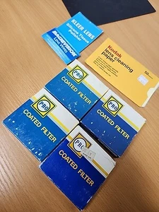(4) P.r.o. Vintage 55 Mm Coated Filter, Kodak Lens Cleaning Paper - Picture 1 of 9