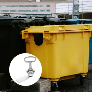 4 Pcs Dustbin Lock Wastebasket Key Compost Control Cabinet Rubbish - Bild 1 von 12