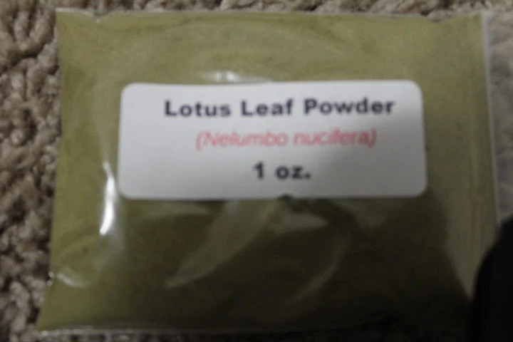 1 oz.  (28 gramos) Hoja de loto en polvo  Foto 1 de 1