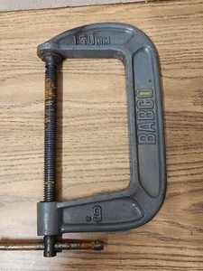 Vintage BABCO C-Clamp #146, 150MM, 6” Painted Gray - Picture 1 of 3