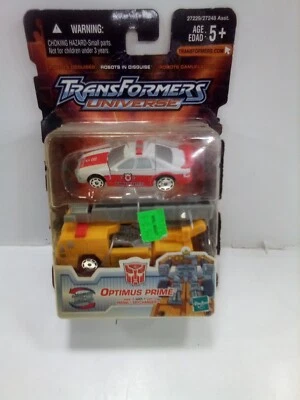 Optimus Prime W Prowl Spychanger TRANSFORMERS Universe 2003 NEW - Image 1 of 2