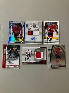 Madison Bowey (6 tarjetas) 2 tarjetas Jersey - tarjetas de novato Washington Capitals + - Imagen 1 de 1