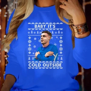 SUDADERA (5236) Chelsea Navidad Bebé Hace Frío Exterior Palmer Regalo Jersey - Imagen 1 de 9